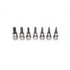 Weller Crescent Assorted Sizes X 3/8 in. drive SAE 6 Point Hex Bit Socket Set 7 pc CBSS0N